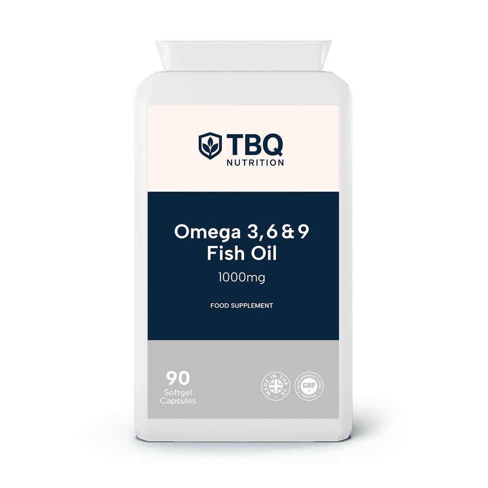 Omega 3, 6 & 9 Fish Oil 1000mg – 90 Softgels