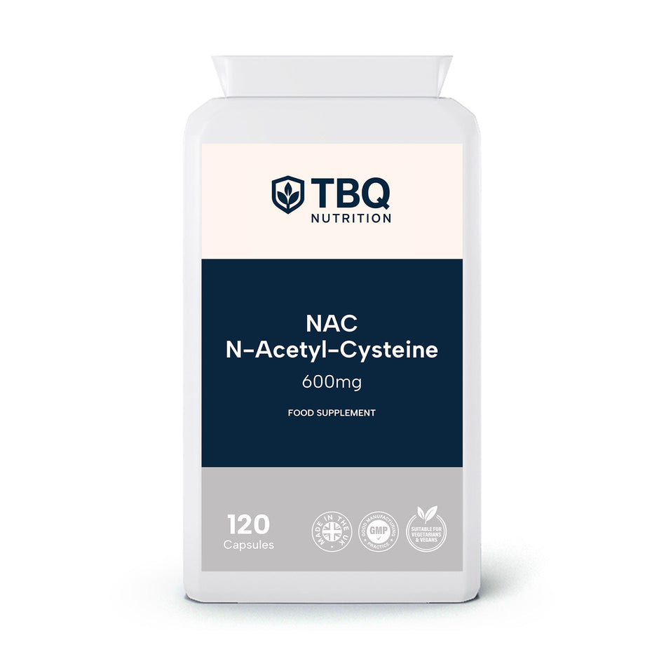 NAC N-Acetyl-Cysteine 600mg – 120 Capsules