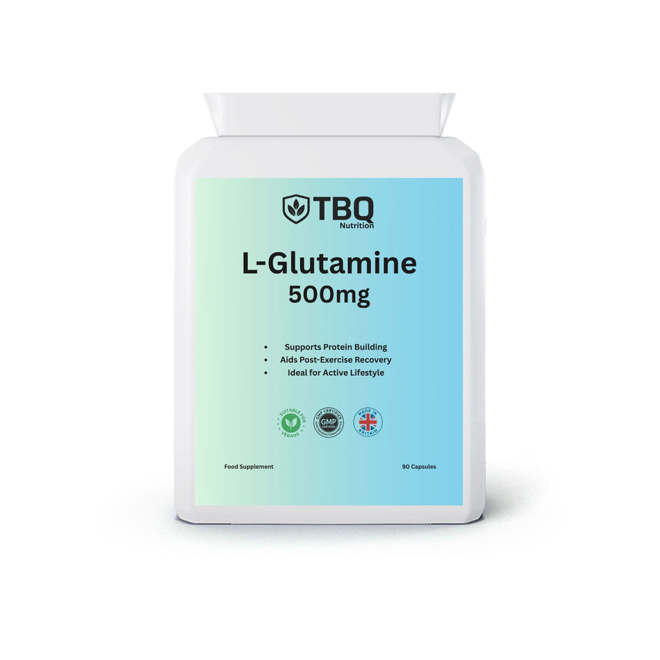 L-Glutamine 500mg – 90 Capsules