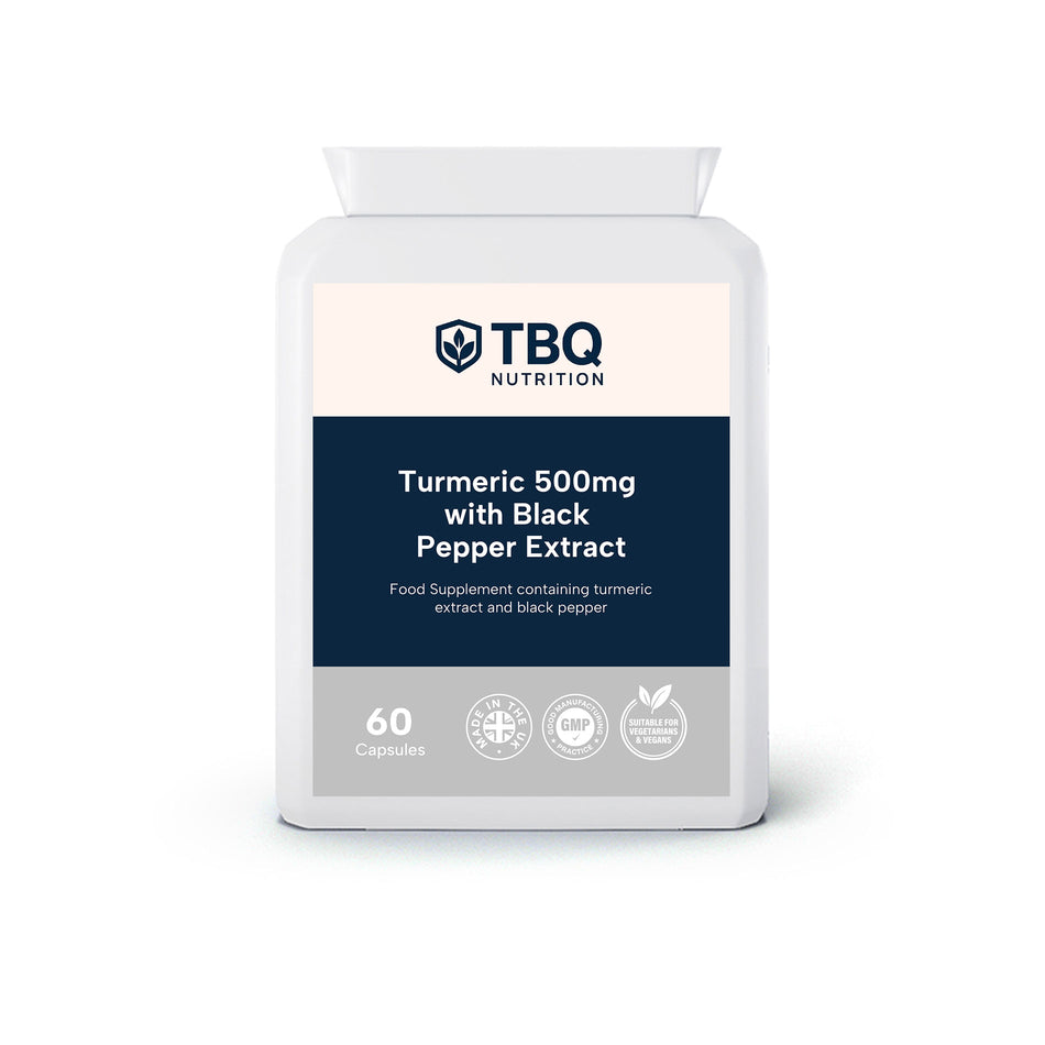 Turmeric 500mg with Black Pepper Extract – 60 Capsules